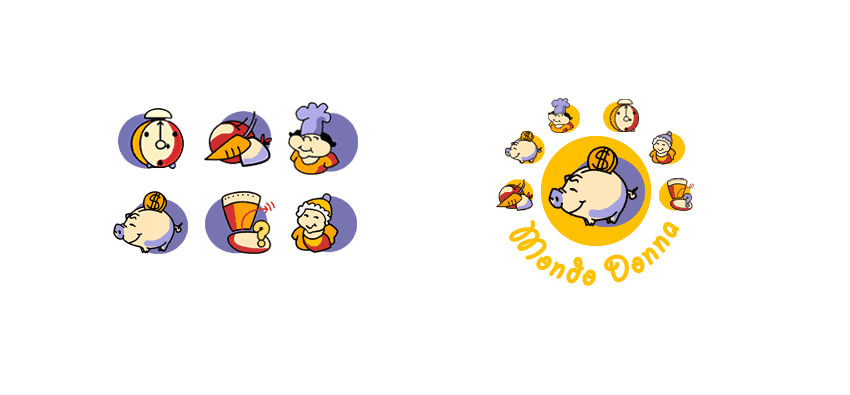 Website Icons for Mondo Donna