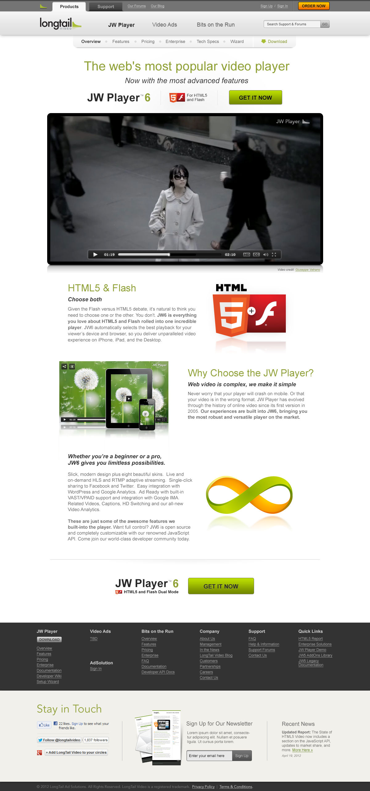 Longtail Video Website Design 3