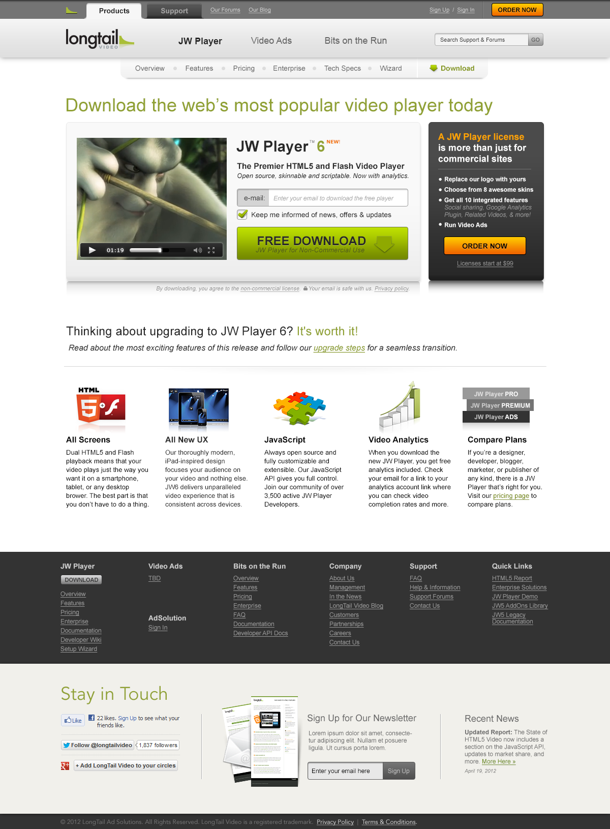 Longtail Video Website Design 7