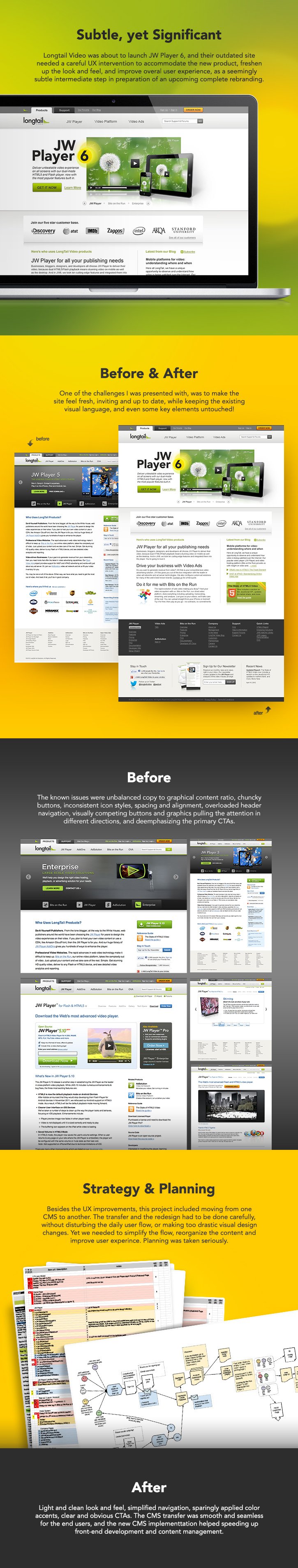 Longtail Video Website Design