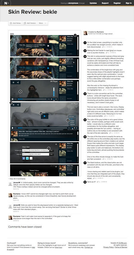 UX Design Analysis: JW Player Skins 1