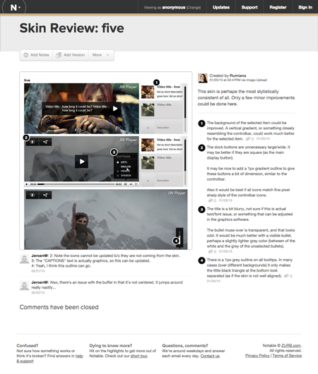 UX Design Analysis: JW Player Skins 2