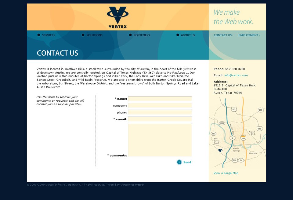 Vertex.com Website Design 13
