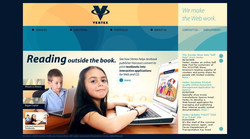 Vertex.com Website Design 7