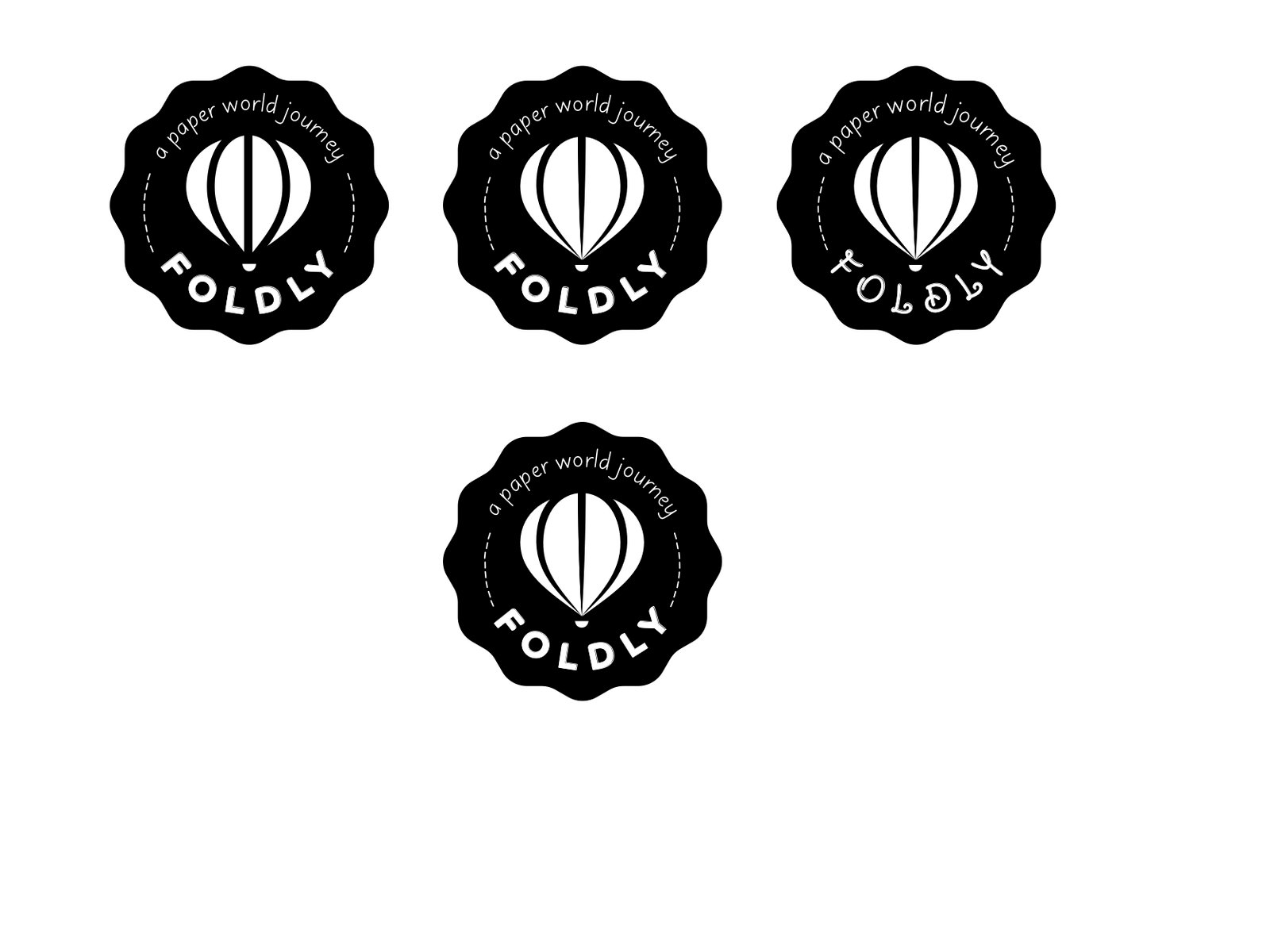 Foldly Logo Design Exploration 5