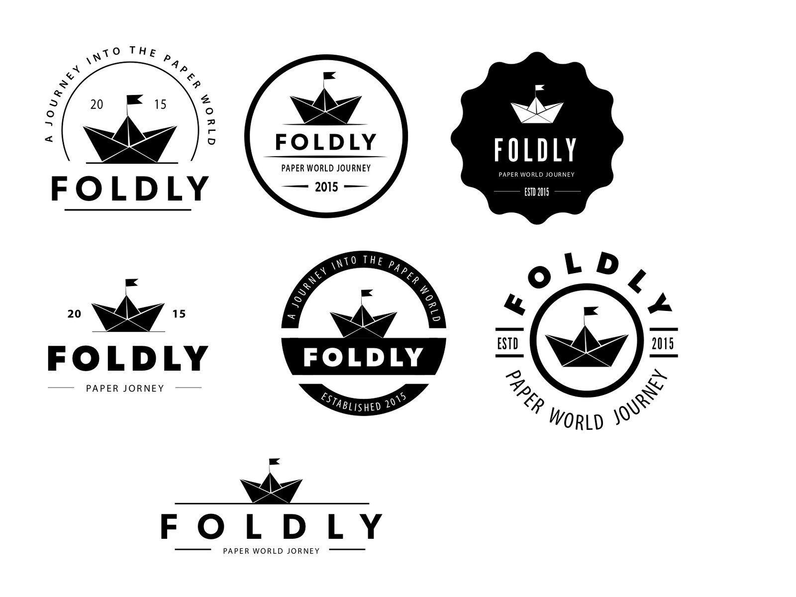 Foldly Logo Design Exploration 2