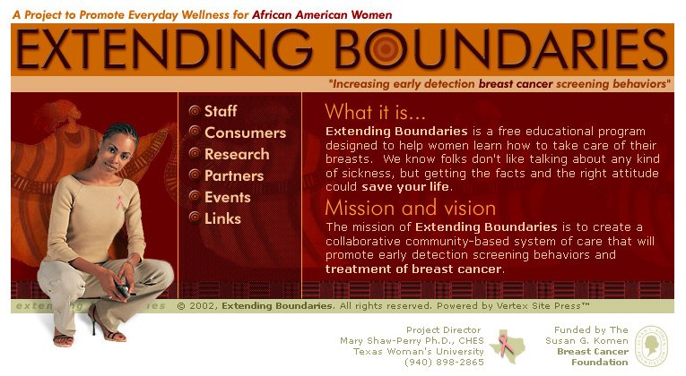 Extending Boundaries Website Design 1