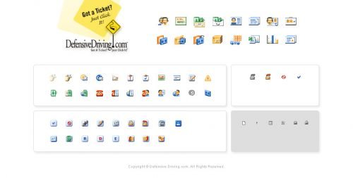 DefensiveDriving.com Application Icons
