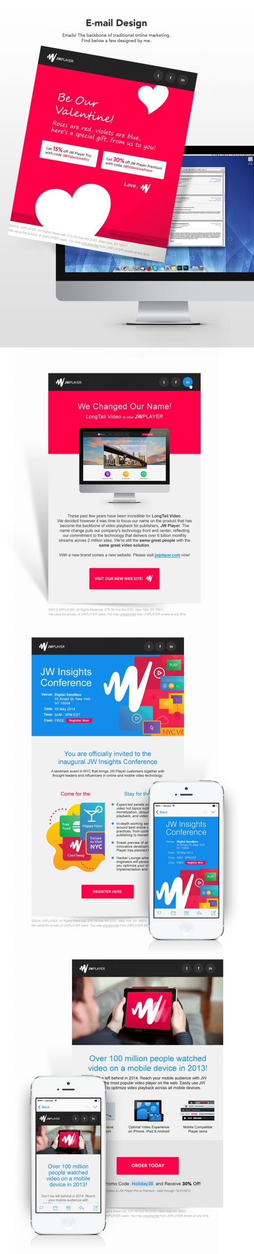 JW Email Marketing Design